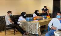 واکسیناسیون شاغلین واحدهای تولیدی شهرک صنعتی اشراق