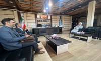 دیدارمدیر عامل شرکت شهرکهای صنعتی استان با رئیس کل دادگستری استان زنجان 