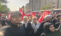 حضور در بدرقه امام شهید در تهران