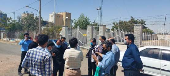 بازديد مديرعامل شركت شهركهاي صنعتي استان از شركت راشا كاسپين 