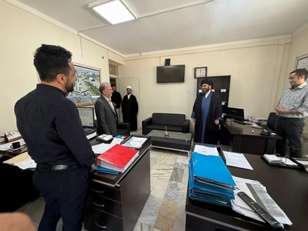 حضور امام جمعه زنجان در دفتر مرکزی شرکت